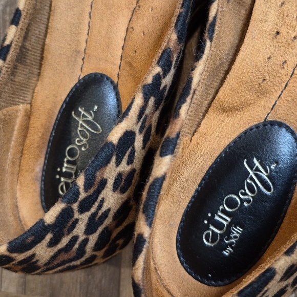 7/7.5 EuroSoft by Sofft Shainna Animal Print Comfy Ballet Flats - Picture 4 of 11